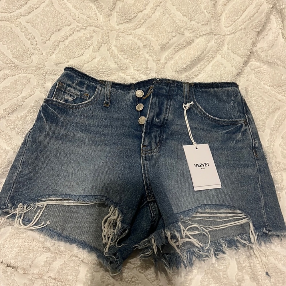 Vervet Blue boyfriend shorts
